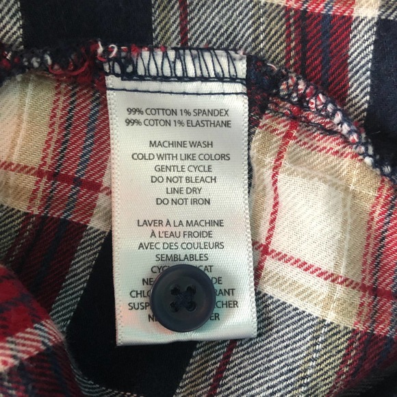 Beach Lunch Lounge 1/2 Button Plaid Women's Shirt - Picture 9 of 10